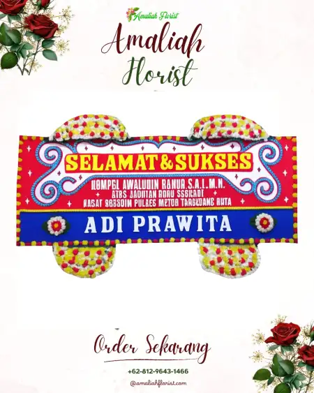 Papan Bunga Ucapan Selamat Harjomulyo